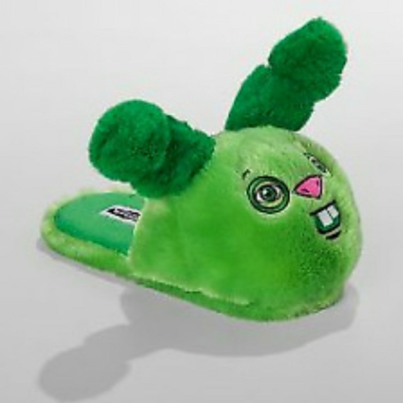 Fuggler Shoes - Fuggler 'Funny Ugly Monster' Rabbit Slipper Green
